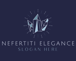 Elegant Crystal Jeweler logo design