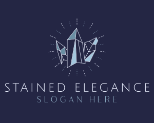 Elegant Crystal Jeweler logo design