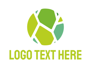 Floor - Green Mosaic Tiles logo design