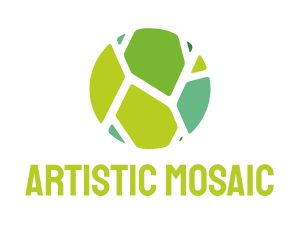 Mosaic - Green Mosaic Tiles logo design