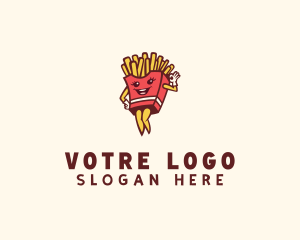 Lady French Fries  Logo