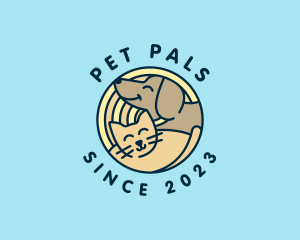 Pet Kitten Dog  logo design