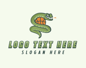 Snake - Snake Basketball League logo design