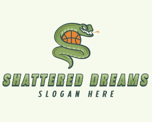 Snake Basketball League logo design