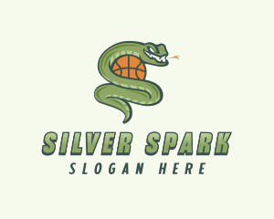 Snake Basketball League logo design