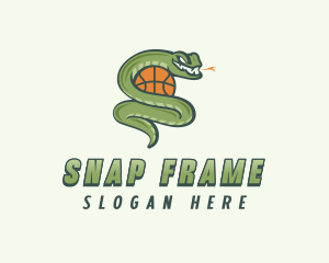 Snake Basketball League logo design