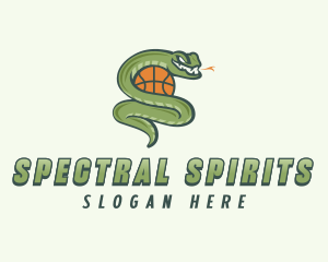 Snake Basketball League logo design