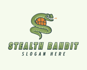 Snake Basketball League logo design