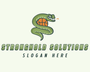 Snake Basketball League logo design