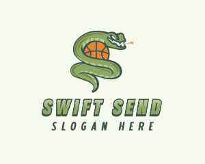 Snake Basketball League logo design