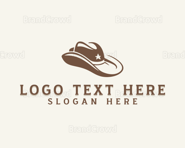 Cowboy Sheriff Hat Logo