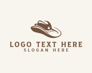 Rodeo - Cowboy Sheriff Hat logo design