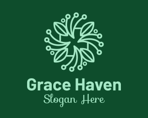 Green Garden Plant  Logo