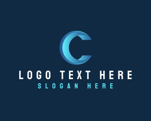 Creative Digital Studio Letter C Logo