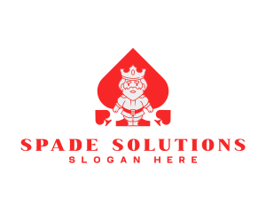 Spade - Ace Spade King logo design