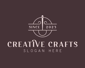 Crafts - Dressmaker Tailoring Sewing logo design