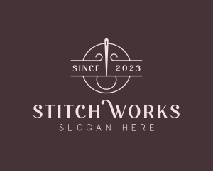 Alteration - Dressmaker Tailoring Sewing logo design