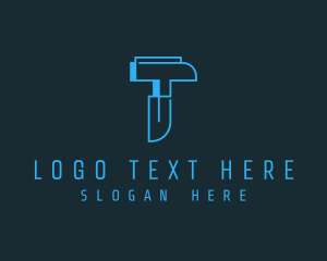 Company - Abstract Tech Letter T logo design