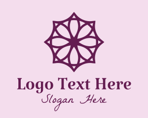 Petal Flower Pattern Logo