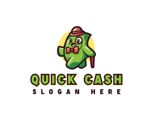 Cute Money Cash  logo design