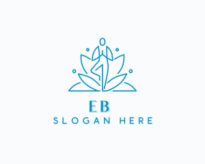 Wellness Yoga Lotus Logo