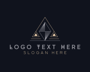 Geometric - Pyramid Diamond logo design