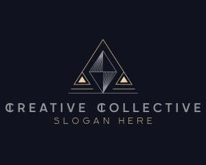 Pyramid Diamond logo design