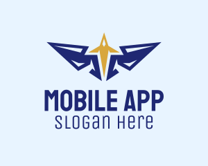 Sigil - Plane Wings Spacecraft logo design