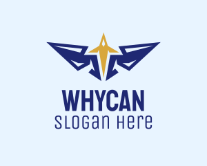 Air Force - Plane Wings Spacecraft logo design