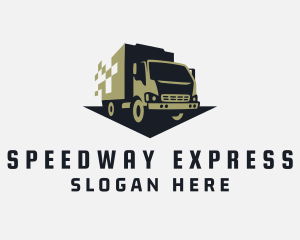 Express Trucking Delivery logo design