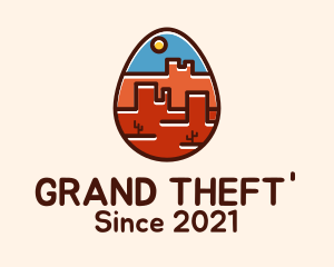 Arizona Desert Egg logo design