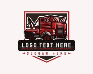 Logistics - Tow Truck Transportation logo design