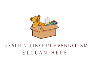 Toy Box Donation logo design