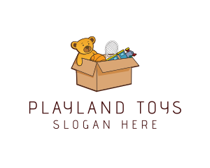 Toy - Toy Box Donation logo design
