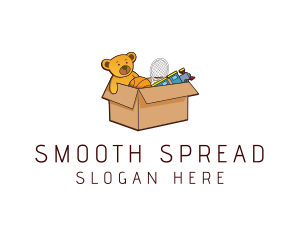 Toy Box Donation logo design