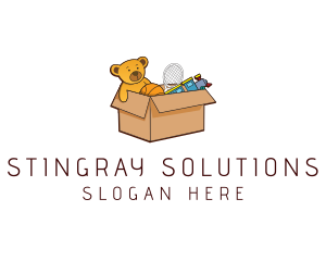 Toy Box Donation logo design