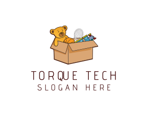 Toy Box Donation logo design