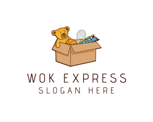 Toy Box Donation logo design