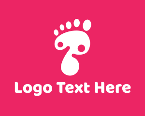 Childcare - Foot Podiatrist logo design