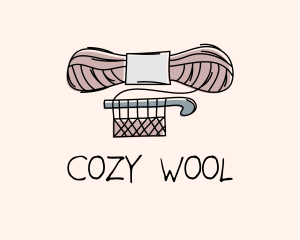 Crochet Yarn Hook logo design