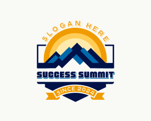 Sunrise Mountain Trekking logo design