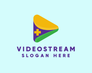 Health Video App logo design