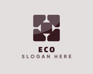 Tile Pattern Flooring Logo