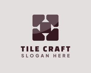 Tile Pattern Flooring logo design