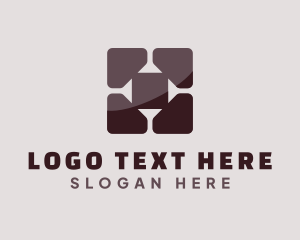 Tile Pattern Flooring Logo