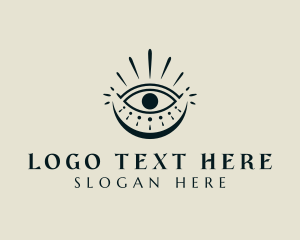 Spiritual - Mystic Boho Eye logo design