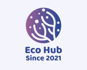 Ecosystem - Marine Reef Conservation logo design