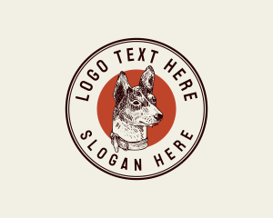 Veterinary Pet Dog logo design