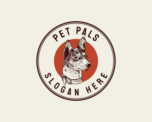 Veterinary Pet Dog logo design