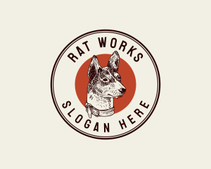 Veterinary Pet Dog logo design